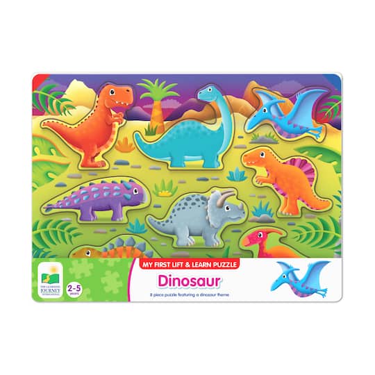 My First Lift & Learn Puzzle - Dinosaur: 8 Pcs